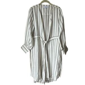 Current air Striped Long Sleeve Duster Size Medium Women's